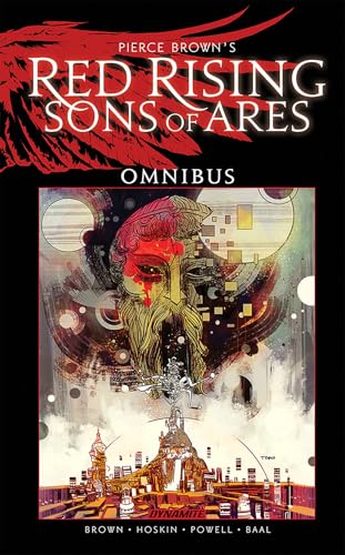 Book cover: “Red Rising: Sons of Ares” with a futuristic, masked face.