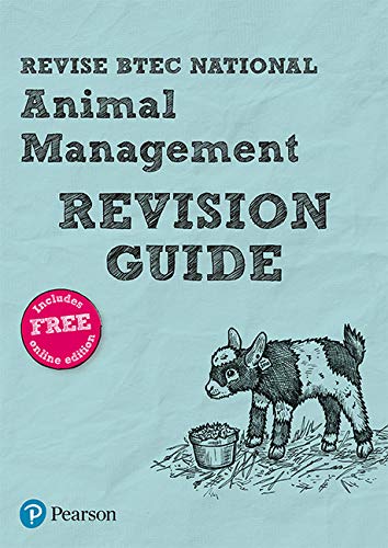 Pearson REVISE BTEC National Animal Management Revision Guide: (with free online Revision Guide) for home learning, 2021 assessments and 2022 exams (REVISE BTEC Nationals in Animal Management)