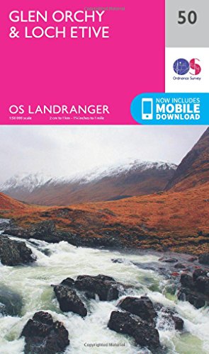 Landranger (50) Glen Orchy & Loch Etive (OS Landranger Map)