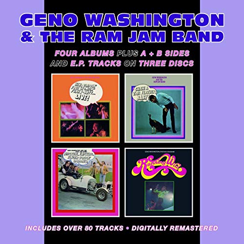 Washington Geno&theramjamband - Hand Clappin Foot Stompin Funky-Butt... Live! / Shake A Tail Feather / Hipsters. Flipsters. Finger-Poppin Daddies! / Running Wild Plus A & B Sides And E.P. Tracks [CD]