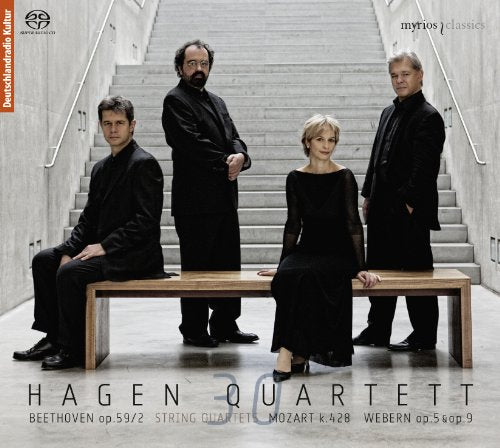 Various - Beethoven: String Quartet Rasumowsky; Mozart: Quartet k428; Webern: op5 & 9 [CD]
