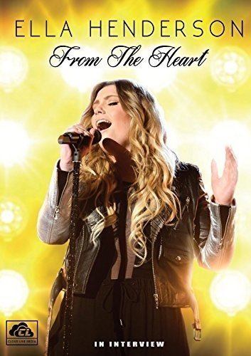 Ella Henderson singing into a microphone on a DVD cover.