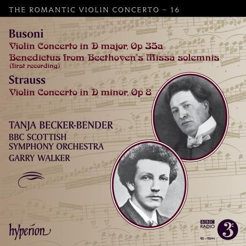 Busoni & Strauss - Busonistraussromantic Violin Concertos [CD]