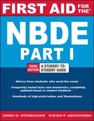 First Aid for the NBDE Part 1, Third Edition (First Aid Series)
