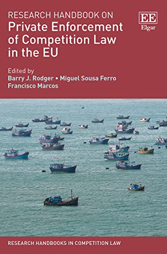 Book cover titled Research Handbook on Private Enforcement of Competition Law in the EU.