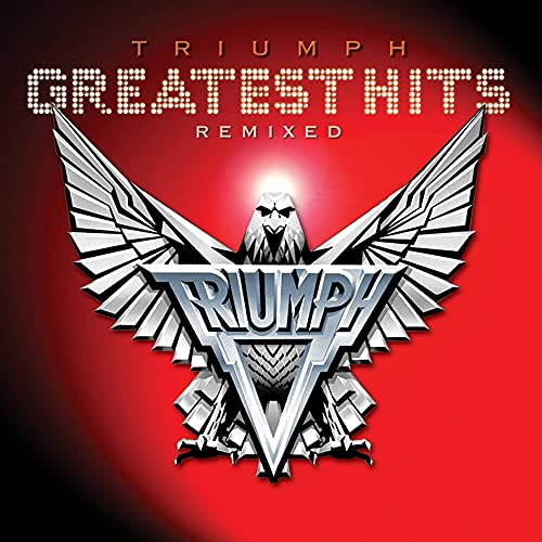 Triumph album cover: eagle with outstretched wings over band logo.
