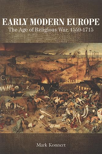 Book cover: “Early Modern Europe” with a painting of a battlefield.