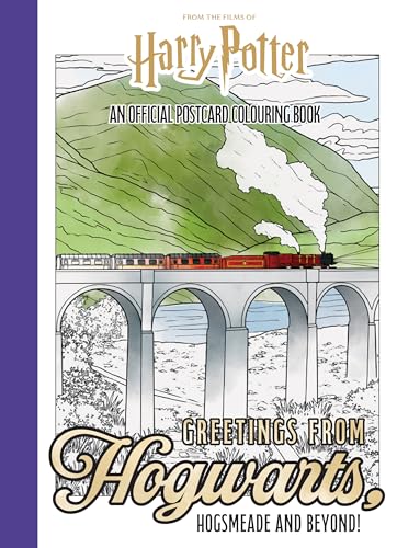 Harry Potter: Greetings from Hogwarts, Hogsmeade, and Beyond! : An Official Postcard Colouring Book
