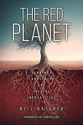 Book cover: desolate landscape with a tree and exposed roots.