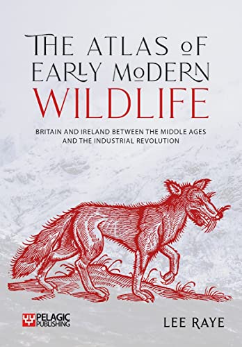 Book cover: "The Atlas of Early Modern Wildlife" with a fox illustration.