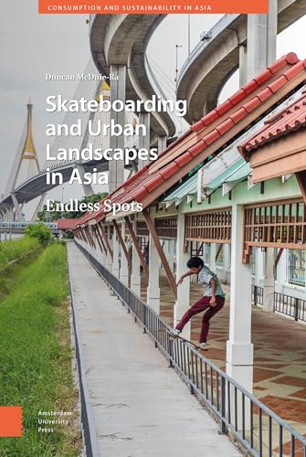 Book cover: Skateboarder under a highway in an Asian city.