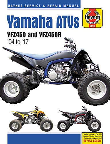 Yamaha Yfz450/450r Atv, 2004-2017 Haynes Repair Manual (Haynes Powersport)