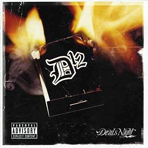 D12 album cover: a black matchbook with flames, displaying the "D12" logo.