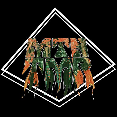 Diamond shape with dripping, distorted text reading "MTN TMR" on black.
