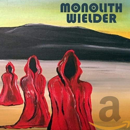 CD cover: red-robed figures stand before a dark, mountainous landscape.