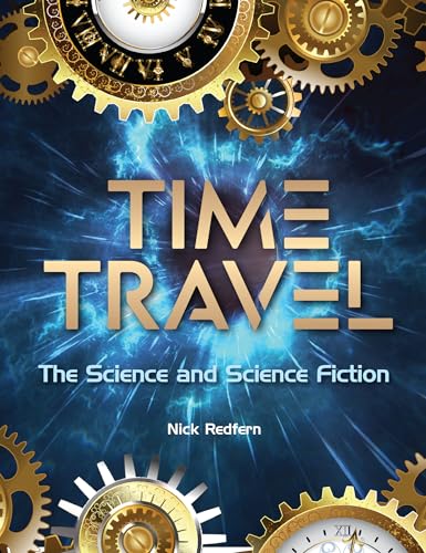 Book cover with gears, clock faces, and the title "Time Travel.