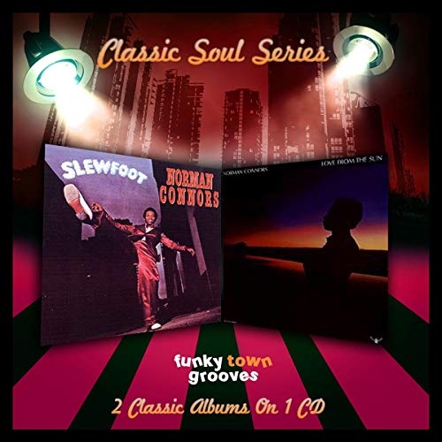CD cover featuring Norman Connors with city skyline and silhouette.