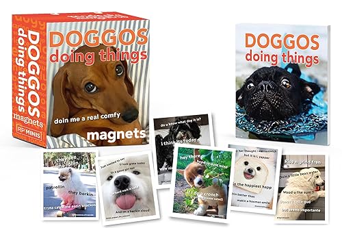 Doggos Doing Things Magnets