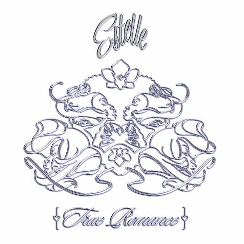 Silver album cover for Estelle’s “True Romance” featuring mirrored figures.
