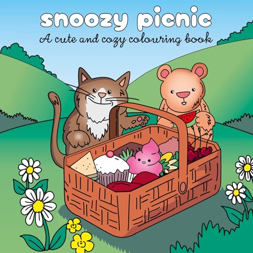 Snoozy Picnic : A cute and cozy colouring book