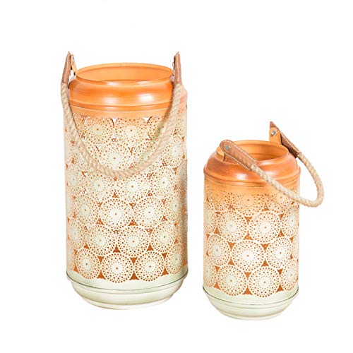 Various - Belssia Lantern with Rope, Stainless Steel, Emerald, 20 x 38 x 20 cm [VINYL]