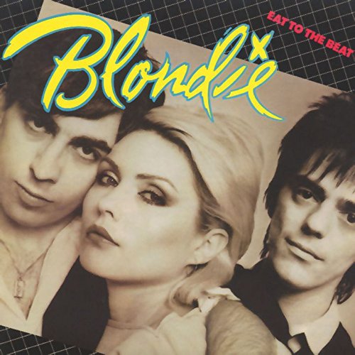 Blondie album cover, "Eat to the Beat," featuring band members' portraits.
