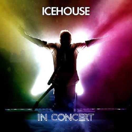 Icehouse “In Concert” CD cover: silhouetted musician with arms raised.