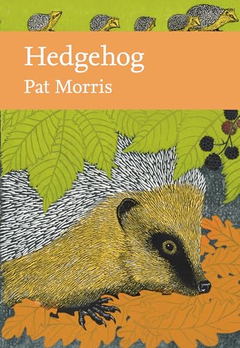 Book cover featuring a detailed illustration of a hedgehog in foliage.