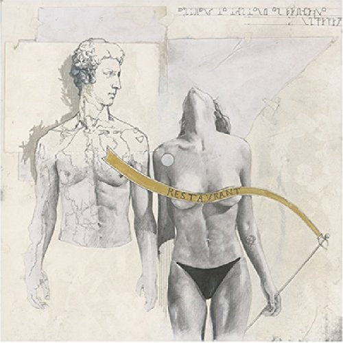 CD cover with sketched nude figures and the word "Restavrant".