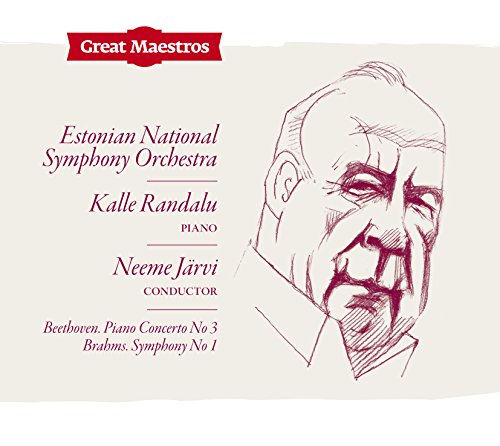 CD cover: sketched portrait of conductor Neeme Järvi, text details.