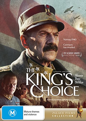 DVD cover for “The King’s Choice” featuring a man in military uniform.