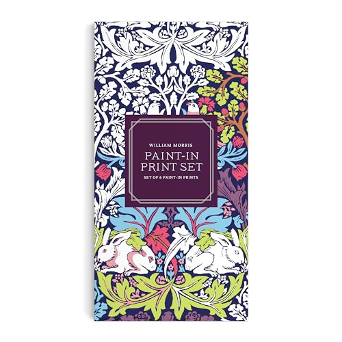 William Morris Paint-In Postcard Set