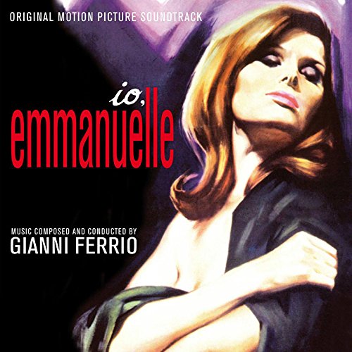CD cover for "Emmanuelle Io" soundtrack featuring a woman’s portrait.