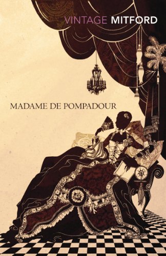 Book cover illustration of a woman in a period gown sitting on a chaise.