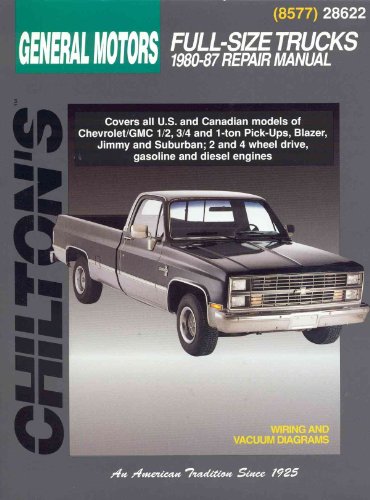 Chevrolet Pick-Ups (80 - 87) (Chilton)