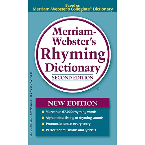 正版现货 韦氏韵律字典 英文原版 Merriam Webster's Rhyming Dictionary 韵律与押韵词 英文版韦氏英英词典 进口英语工具书