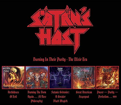 Satan's Host - Burning In Their Purity - The Elixir Era [CD]