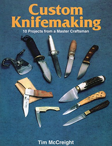 Book cover displaying various handmade knives and crafting tools.