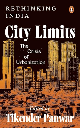 Book cover: “City Limits” with a skyline illustration in orange and black.