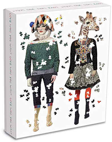 Christian Lacroix Heritage Collection Love Who You Want 750 Piece Shaped Puzzle Set