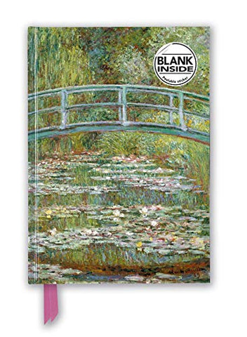 Claude Monet: Bridge over a Pond for Water Lilies (Foiled Blank Journal) (Flame Tree Blank Notebooks)