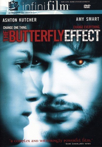 DVDL DVD cover for The Butterfly Effect featuring close-ups of two faces.