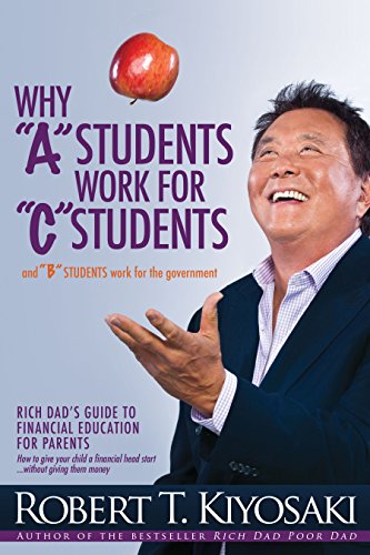 Book cover with title and author, likely featuring Robert Kiyosaki's portrait or logo.