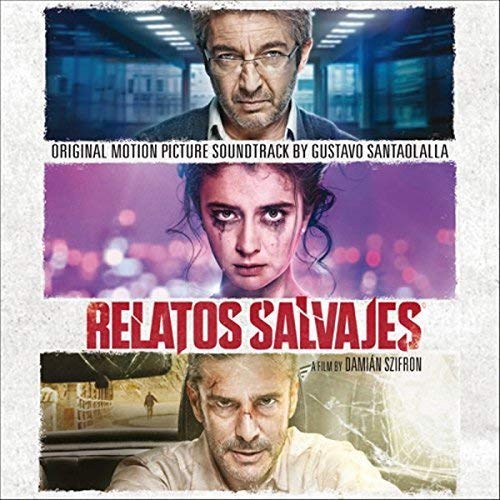 CD cover for "Relatos Salvajes" soundtrack featuring distressed faces.