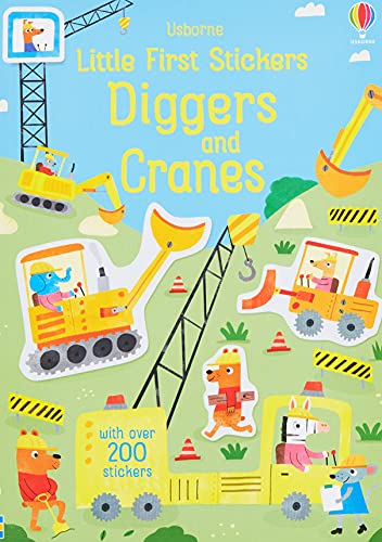 Little First Stickers Diggers and Cranes