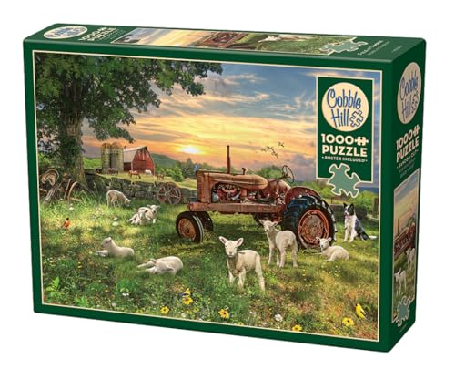 Cobble Hill Field at Sunrise 1000 Piece Jigsaw Puzzle
