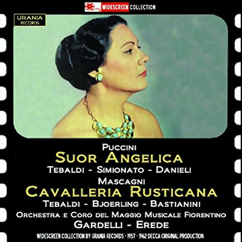 CD cover for Puccini’s *Suor Angelica* featuring Maria Callas in profile.