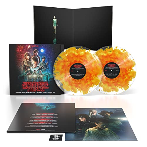 Kyle Dixon & Michael Stein - Stranger Things Vol. 2, 2018 Repress Blue and Black Swirl Vinyl (A Netflix Original Series Soundtrack) [VINYL]