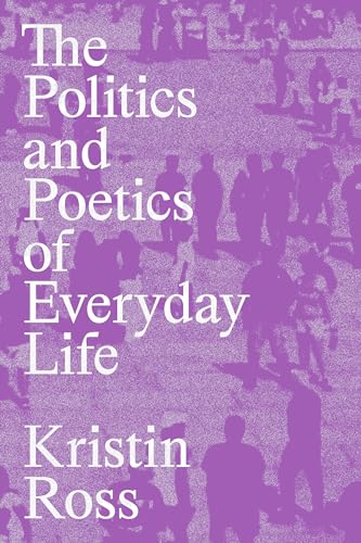 Book cover with white text over a purple background of silhouetted people walking.