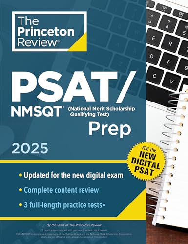 Princeton Review PSAT/NMSQT Prep, 2025 : 3 Practice Tests + Review + Online Tools for the Digital PSAT
